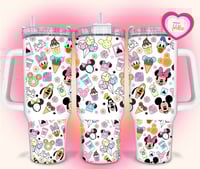 Disney Confetti 40oz UV DTF 