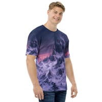 Image 2 of The Peak of Despair Allover Print T-shirt by Mark Cooper Art