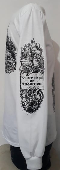 Image 3 of Disrupt “victims of tradition” white Longsleeve T-shirt 