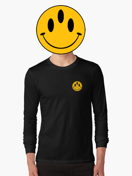 Image of NICOSLIME Logo - Long Sleeve T-Shirt (Small Graphic)