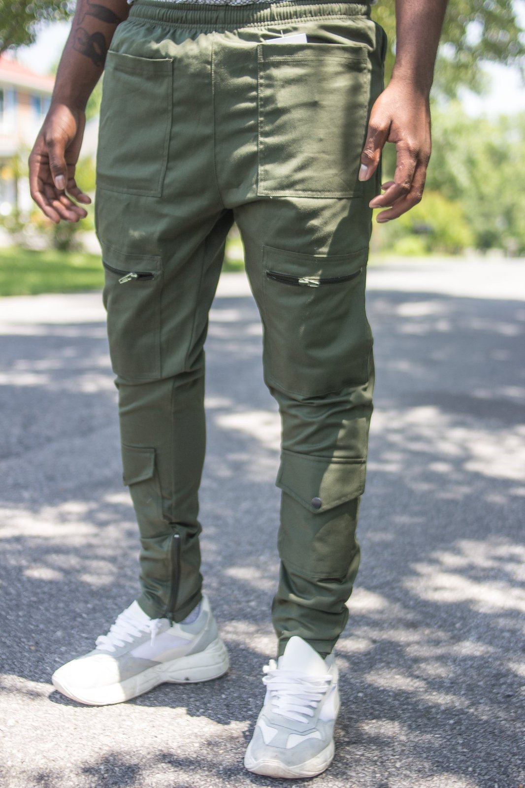army green color pants