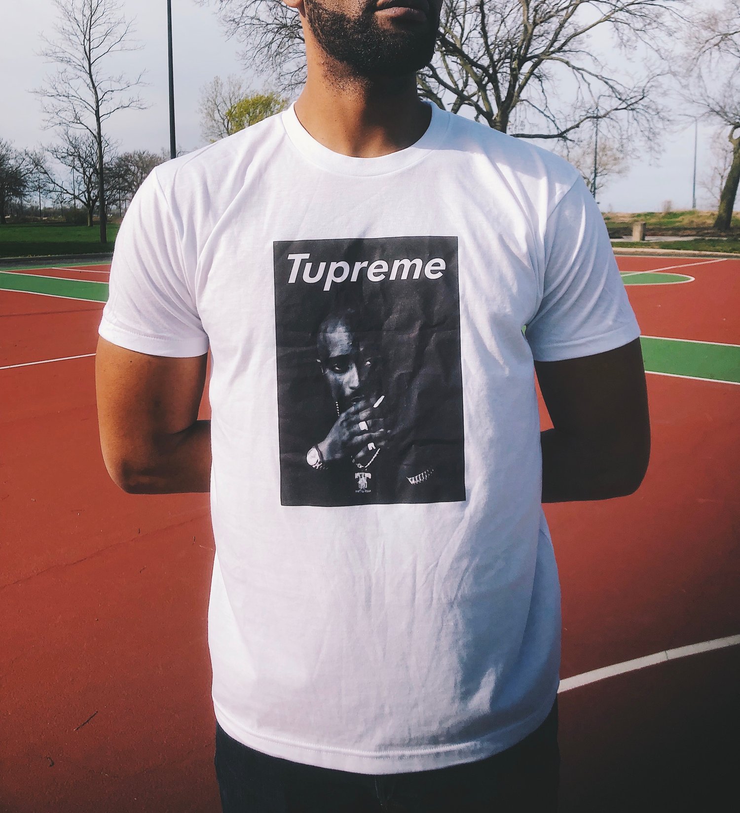 Image of OG Tupreme white t-shirt
