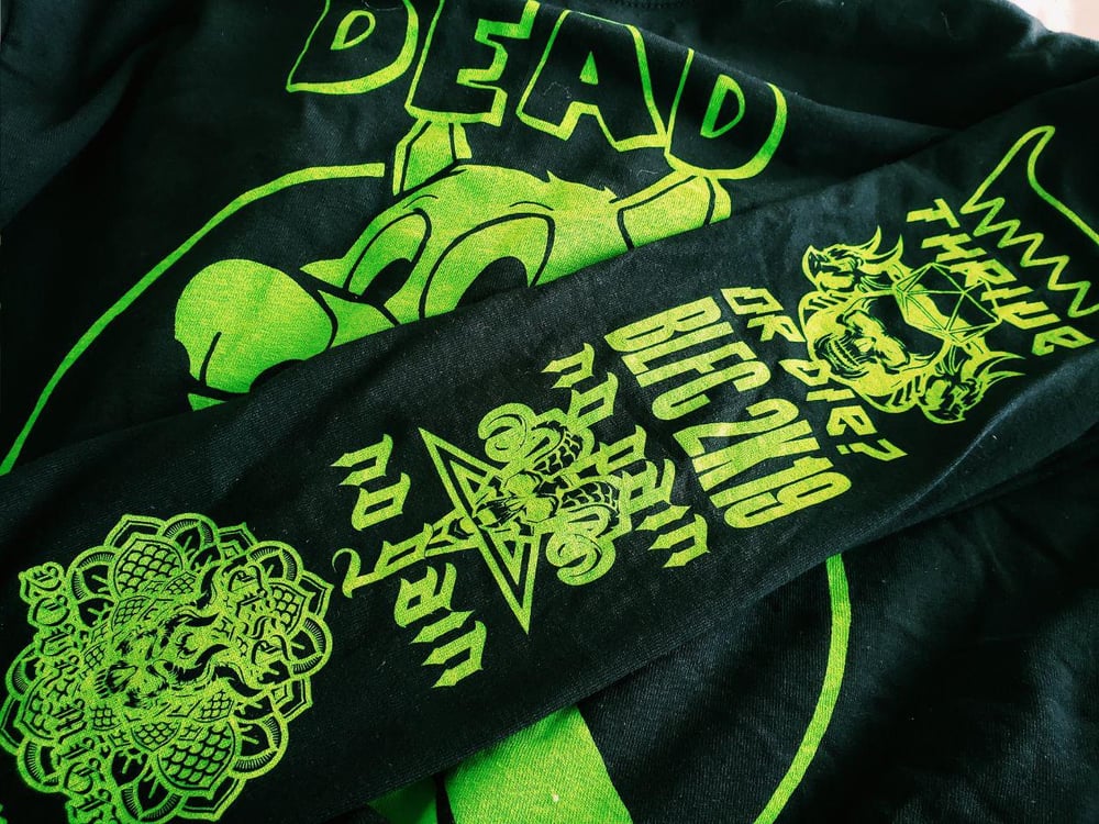 Image of D&D x NONSTOPPUP LIMITED EDITION "DEAD INSIDE" LONG SLEEVE (BLFC 2K19)