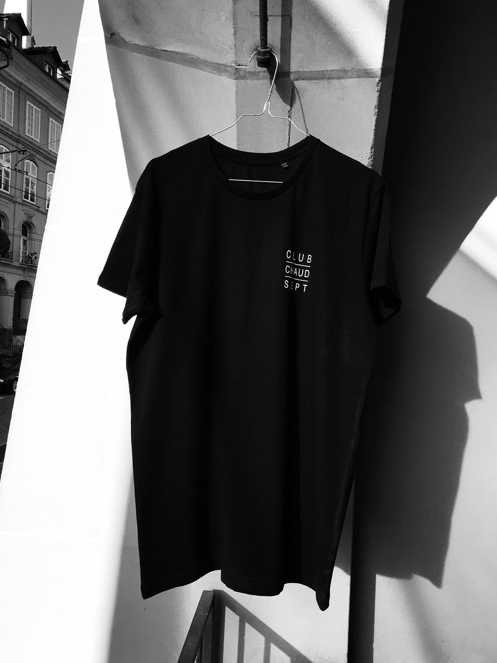 T-Shirt CLUB CHAUD SEPT - black