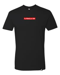 Formula On Embroidered Tee - Black