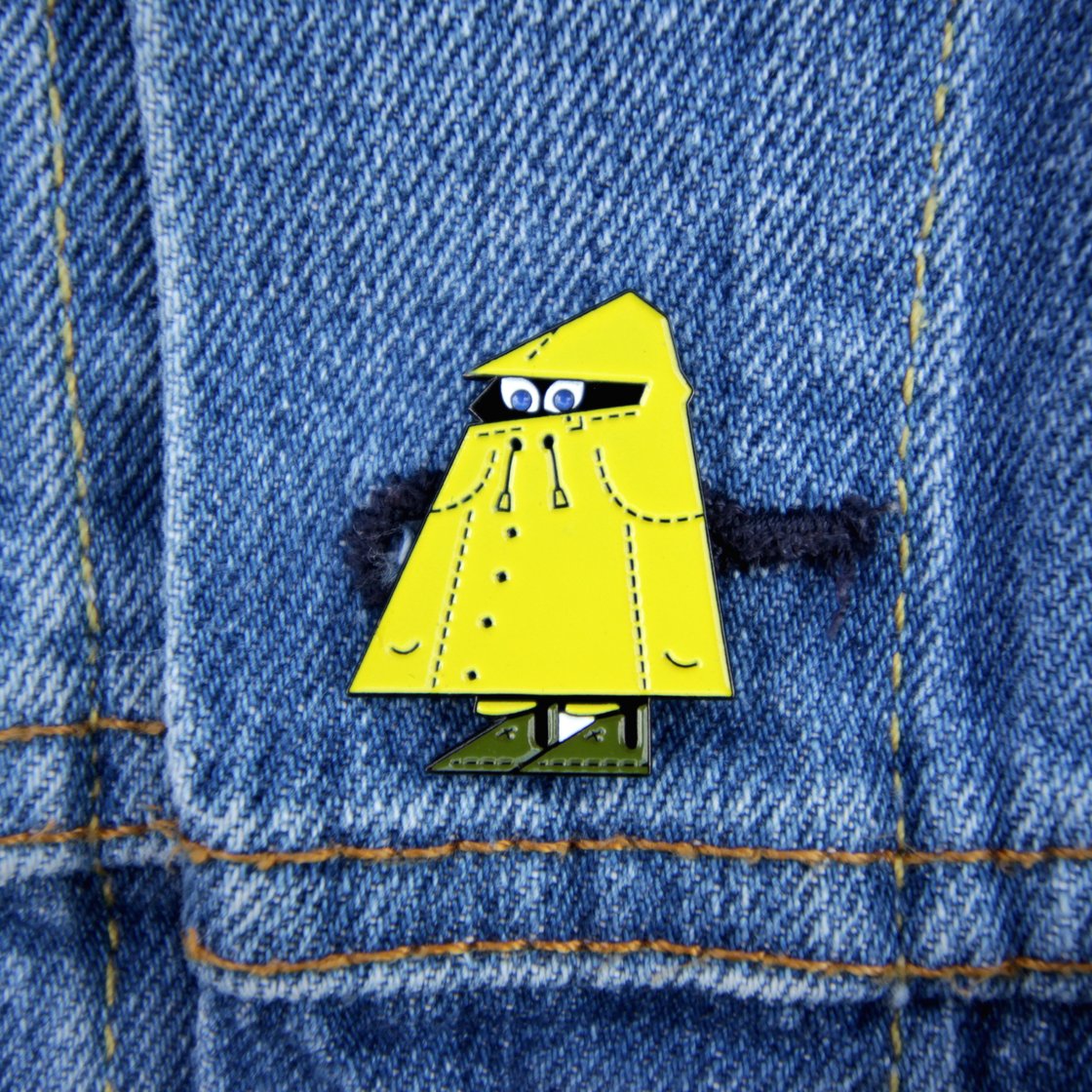 Image of Raincoat Dude Pin