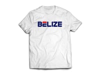 BELIZE - T-SHIRT - WHITE/NAVY BLUE(RED) LOGO