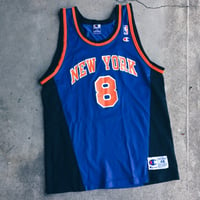 Image 1 of Original 90’s Champion Latrell Sprewell Knicks Jersey.