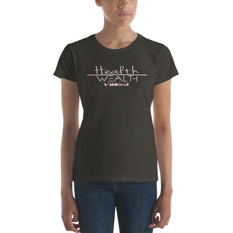 Image of Health Is Wealth Tee GRAY