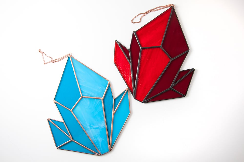Image of Crystal Cluster Sun Catchers