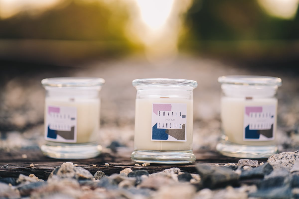 Gold Rush Bonaco Candles