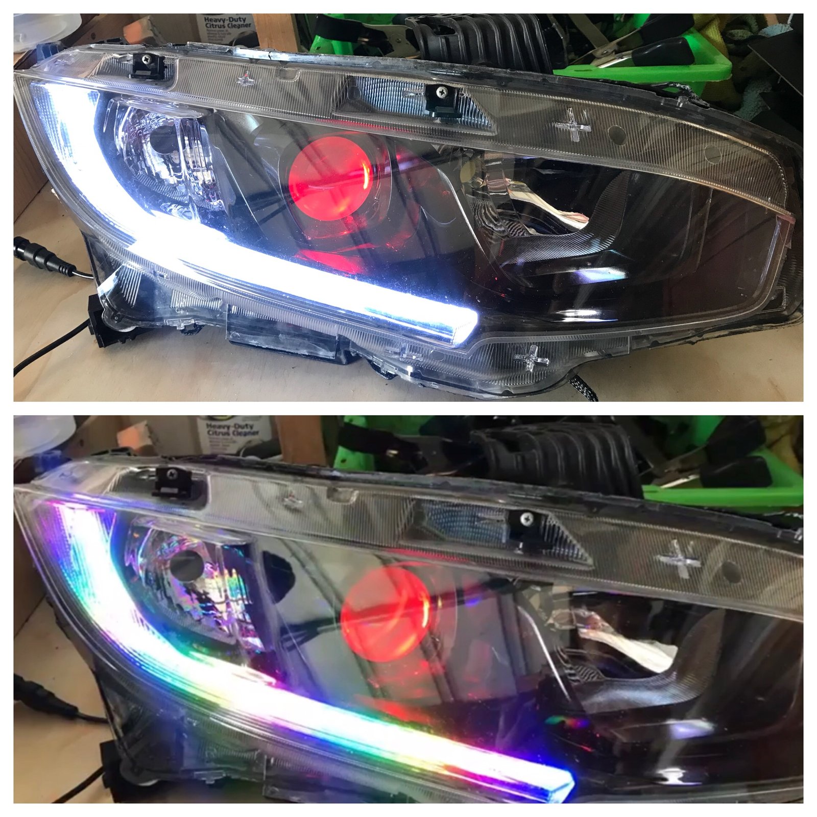 custom headlight housing