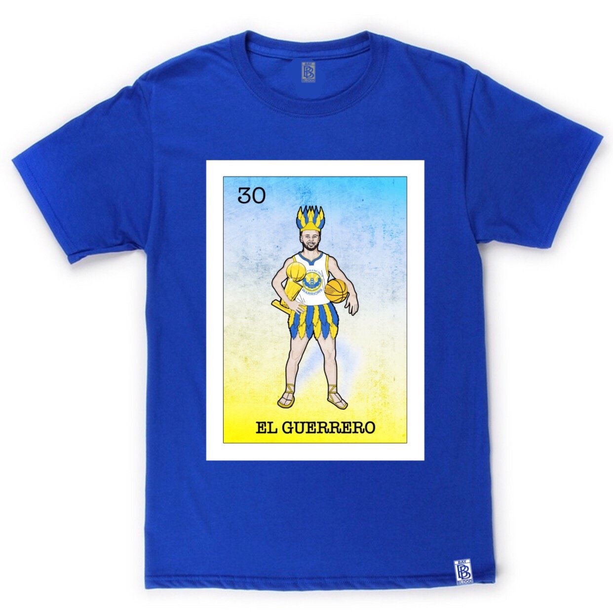 El Guerrero Loteria Card Tee / BayEl Guerrero Loteria Card Tee / Bay  