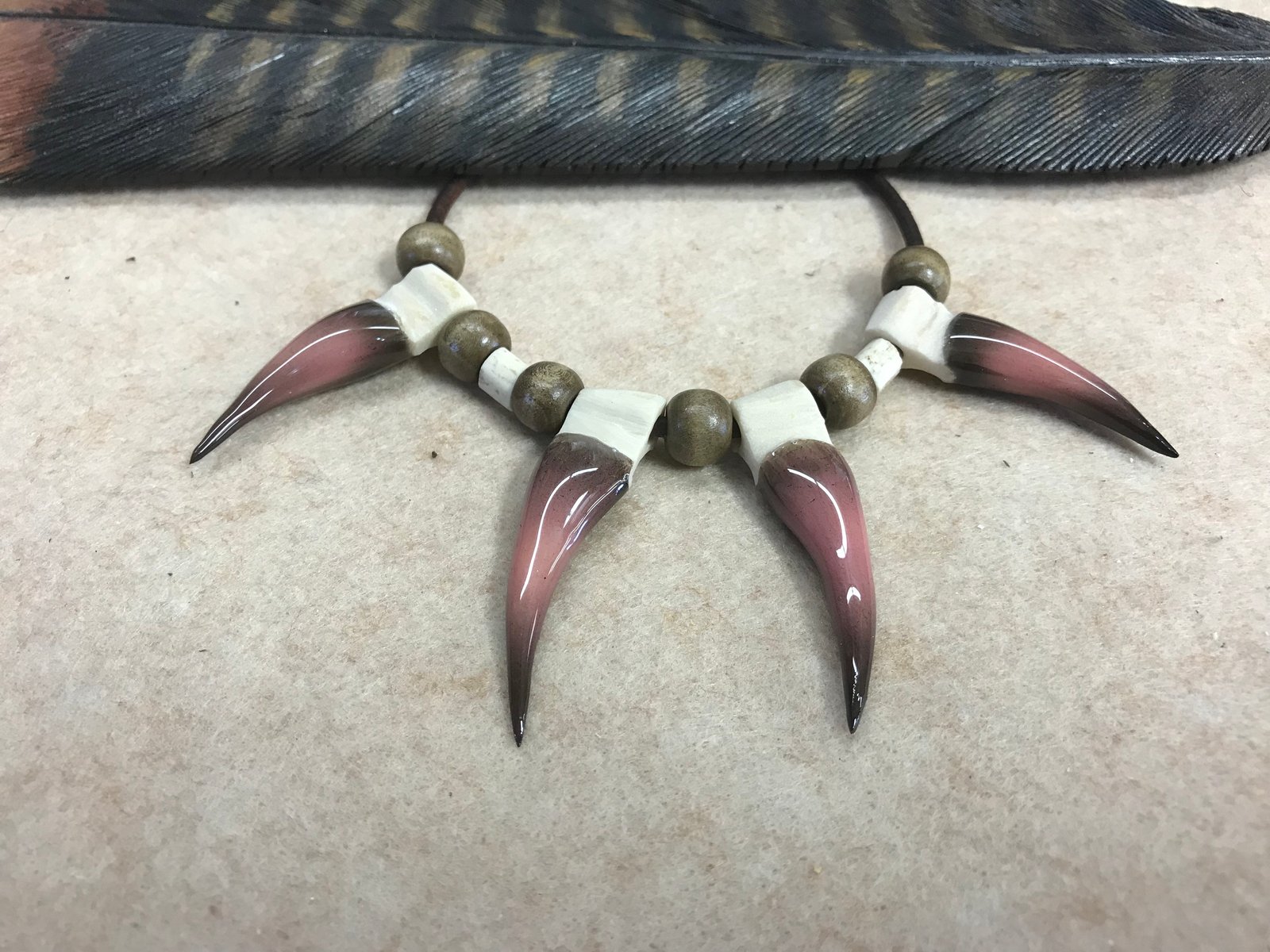 Turkey Spur Necklace | Outdoor Sports Jewelry