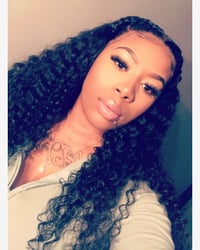 Image 1 of Curly Frontal Wig