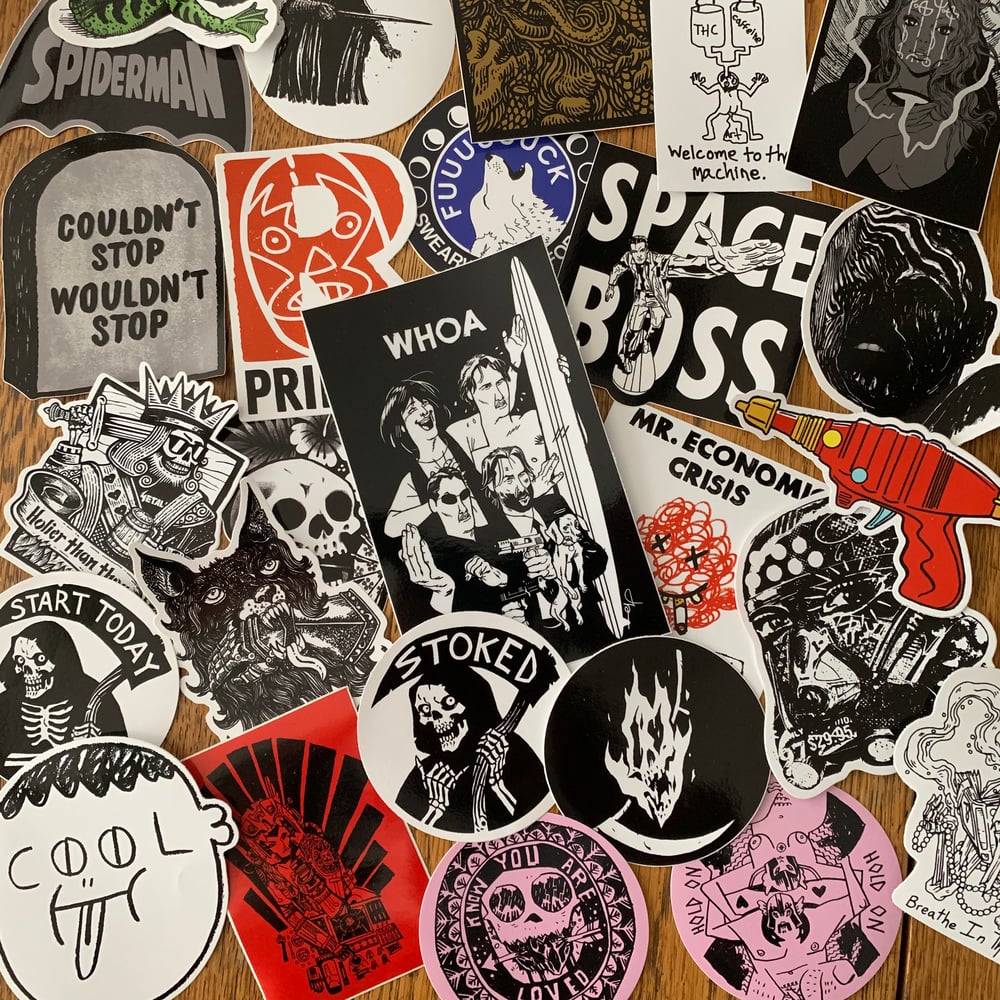 Image of BIG BADBOY BARRY STICKER PACK *15 Stickers*