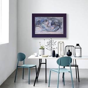 Image of Swedish, 20th Century, Blue Abstract