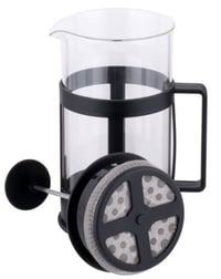 Image 1 of Glass / Black French Press for Tea 27 oz