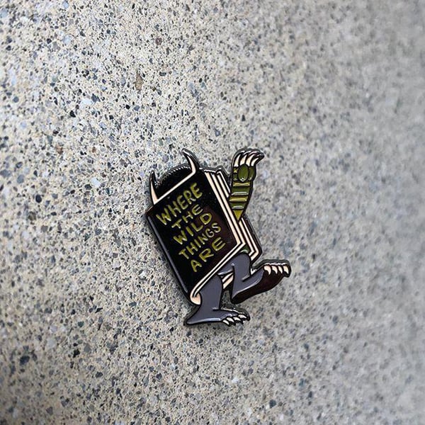 Image of ' Where The Wild Things Are ' Enamel Pin Badge