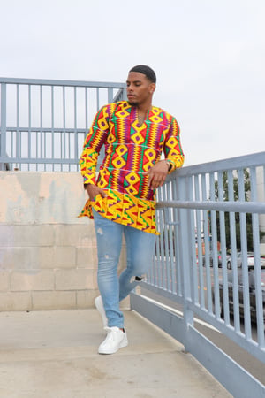 Image of The Kwesi Shirt - Kente 