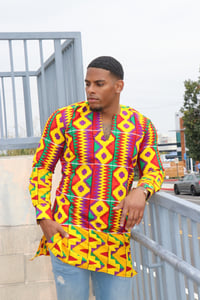 Image 1 of The Kwesi Shirt - Kente 