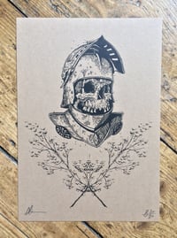 Skull and Branches A4 Print