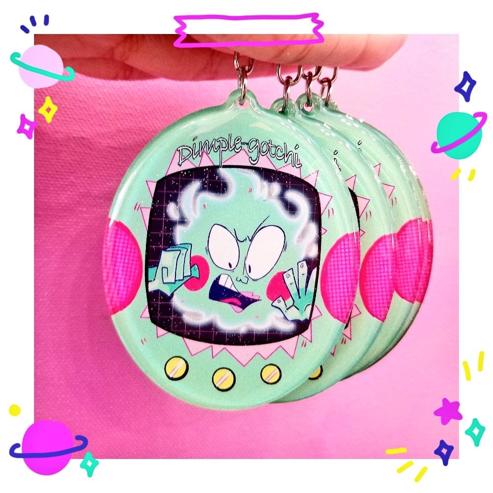 Image of DIMPLEGOTCHI KEYCHAIN