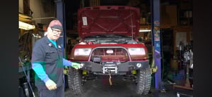 Image of 3” bumper light pair w/Halo & wire harness