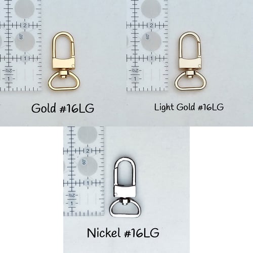 Image of Nylon Adjustable Strap - Shoulder to Crossbody (65") - 3/4" Wide - Black, Brown, Tan - #16LG Clips