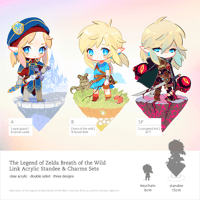 Image 1 of Link Standee & Charm / zelda
