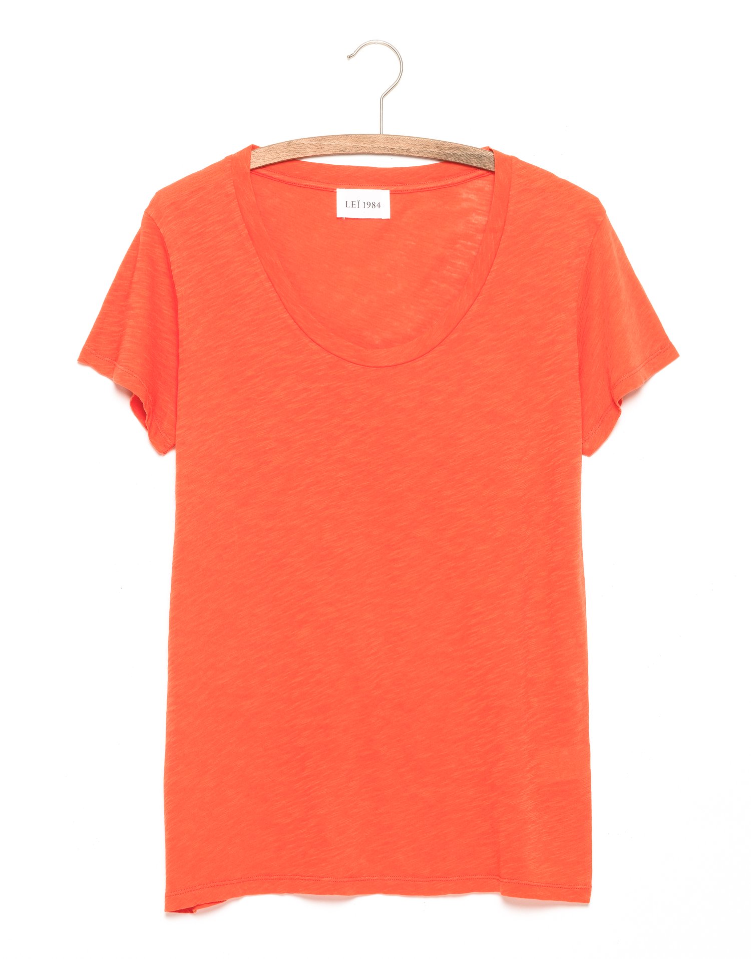 Image of Tee shirt col rond flamé AMELIA coloris primaires 45€ -50%