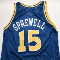 Image 3 of Original 90’s Champion Latrell Sprewell Warriors Jersey.