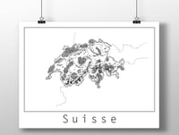 Carte de la Suisse