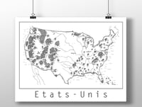 Carte des Etats-Unis