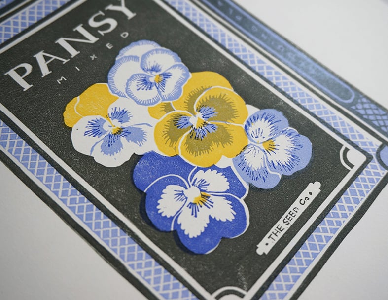 Image of May Print - Pansy