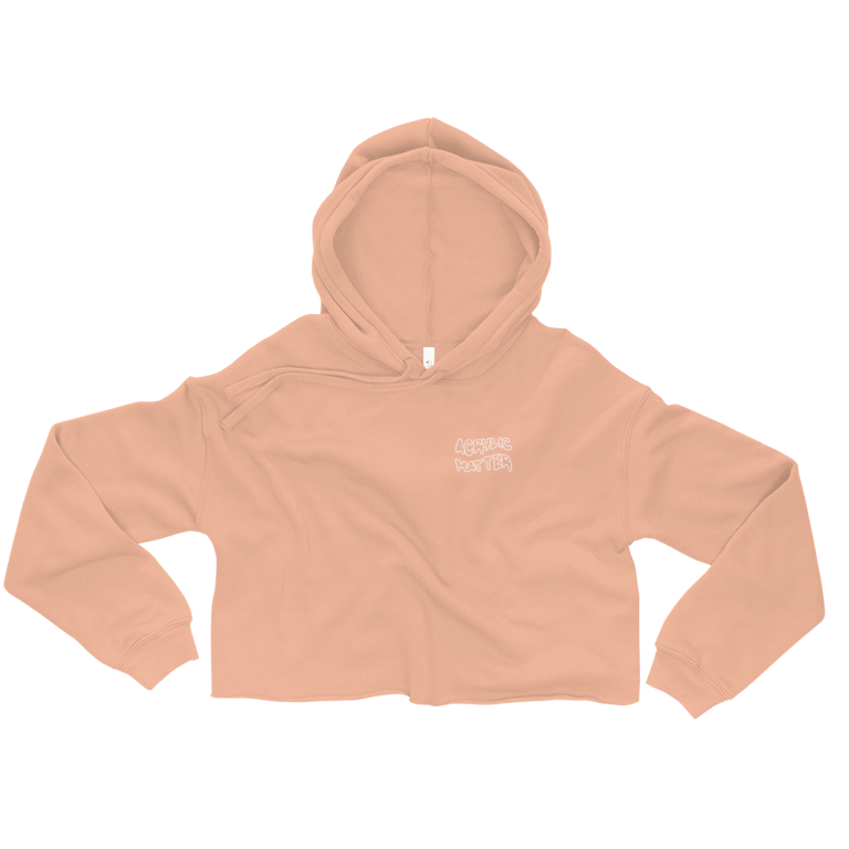 OUTLINE CROP HOODIE Image 2