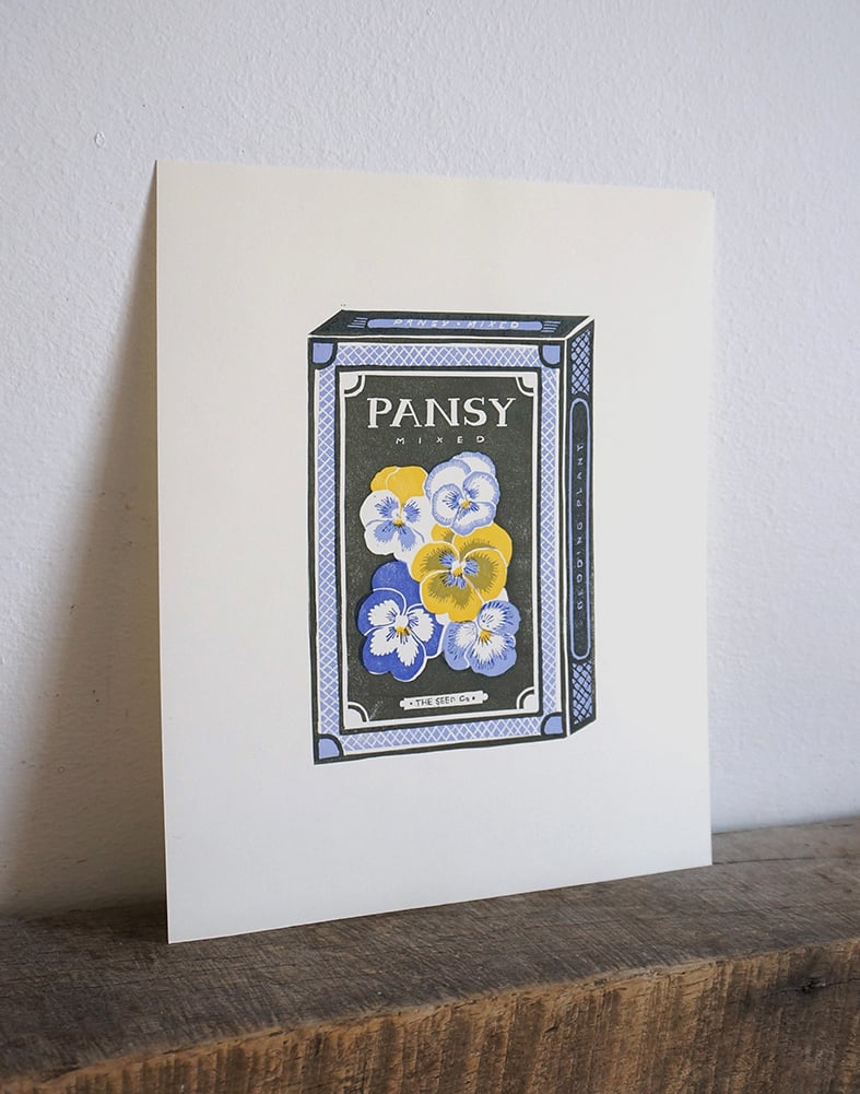 Image of May Print - Pansy