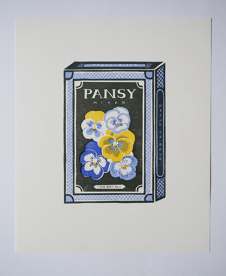 Image of May Print - Pansy