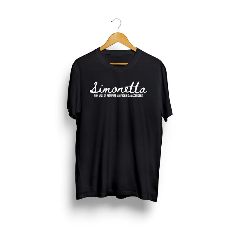Image of T-Shirt Simonetta Stampa Bianca