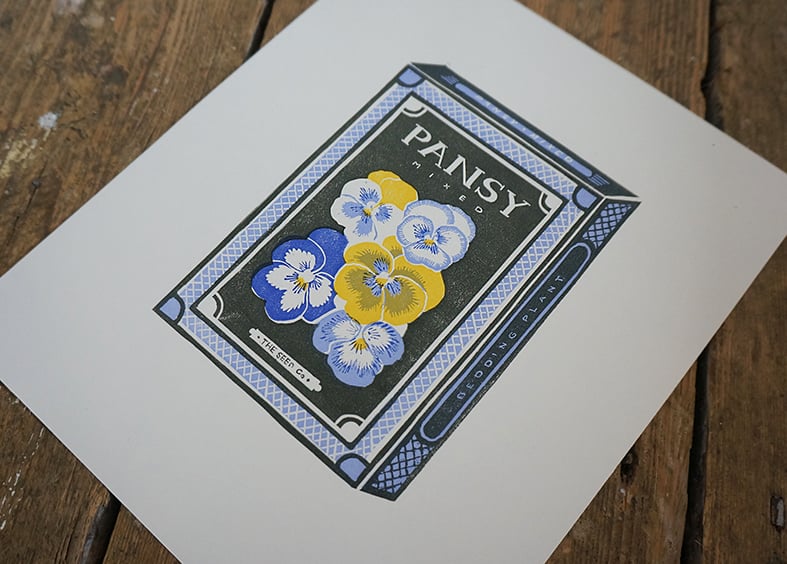 Image of May Print - Pansy