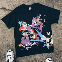 Image 1 of Original 1992 Ren and Stimpy Nickelodeon Tee.