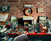 The Editing Table of Jonas Mekas, by Robert Polidori 