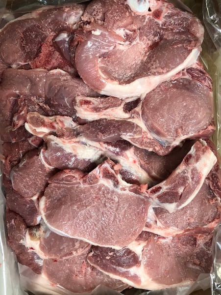 Image of Pork Chop Rind off Centre Cut or Rib End 3 Kg