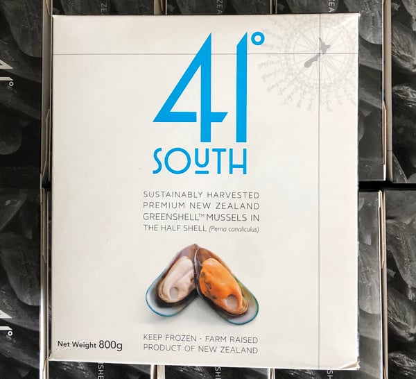 Image of 41 South or  1/2” Shell Mussel Medium 800g 