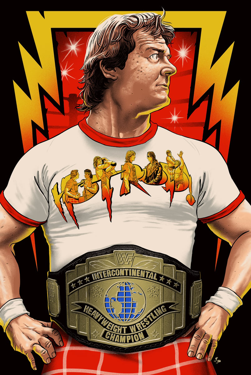 Roddy Piper Private commission poster 24" x 36" variant L...