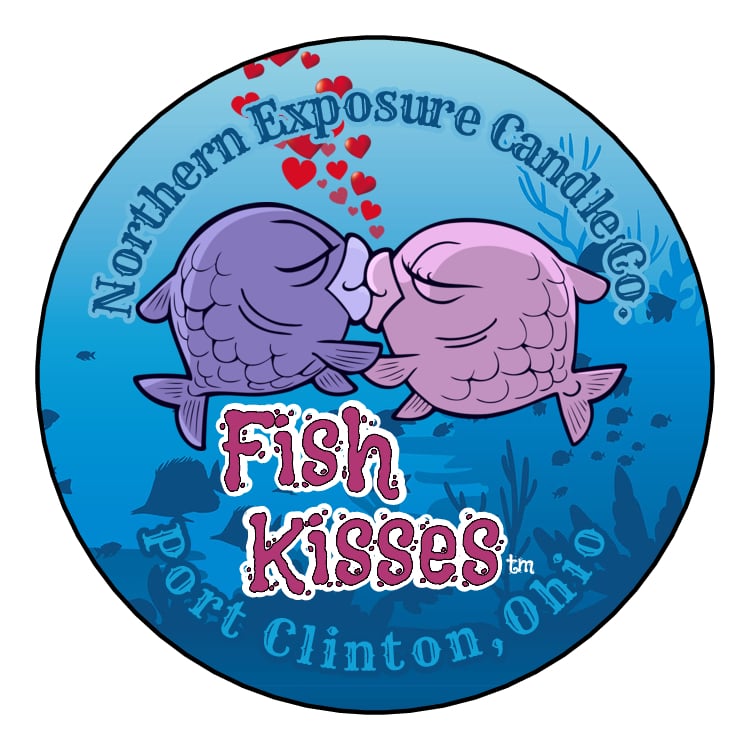 Image of "FISH KISSES"  Soy Candle