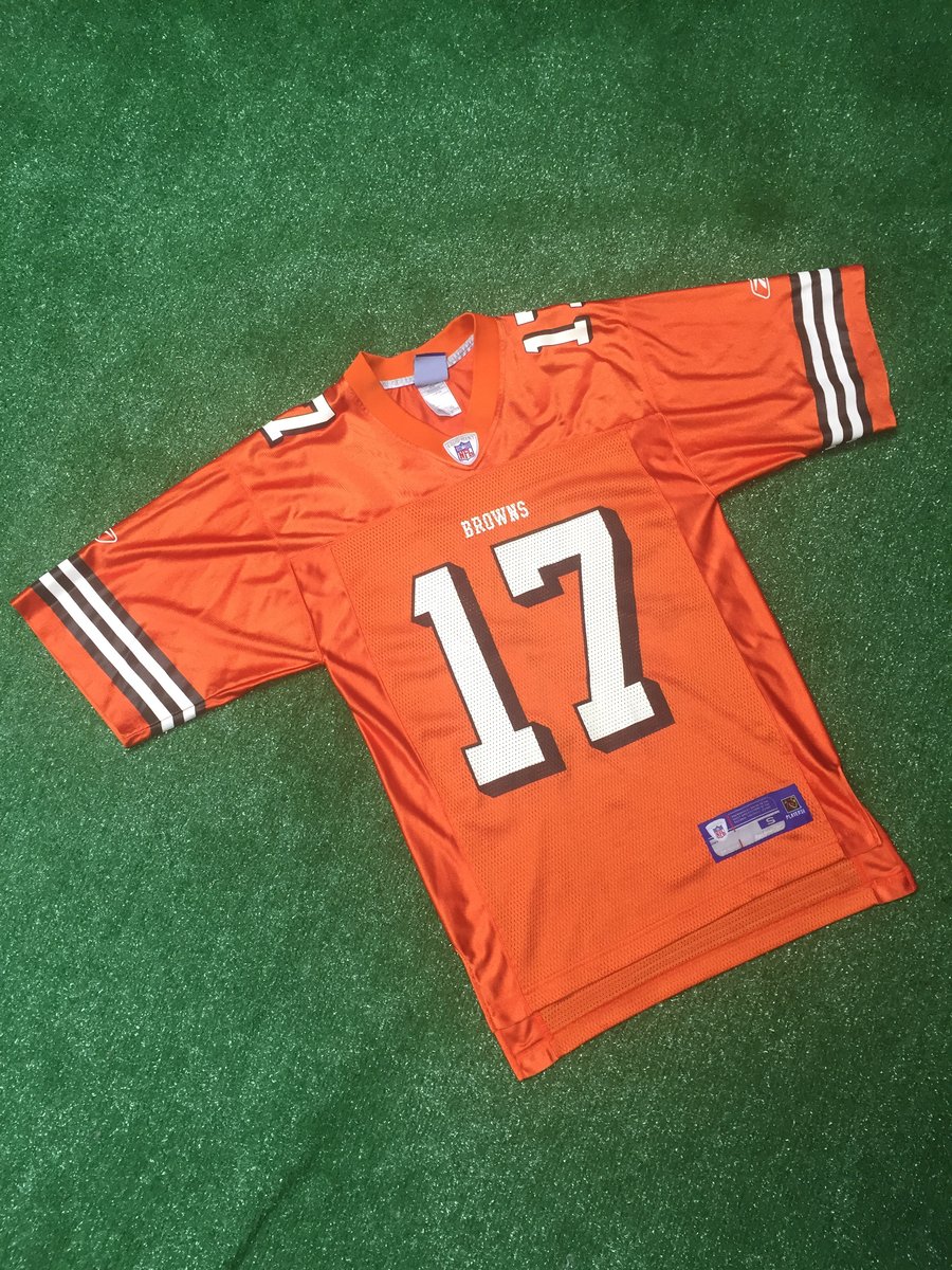 Nike Y2K, Cleveland Browns NFL Jersey. Number 17, Braylon Edwards. High Quality. Youth XL