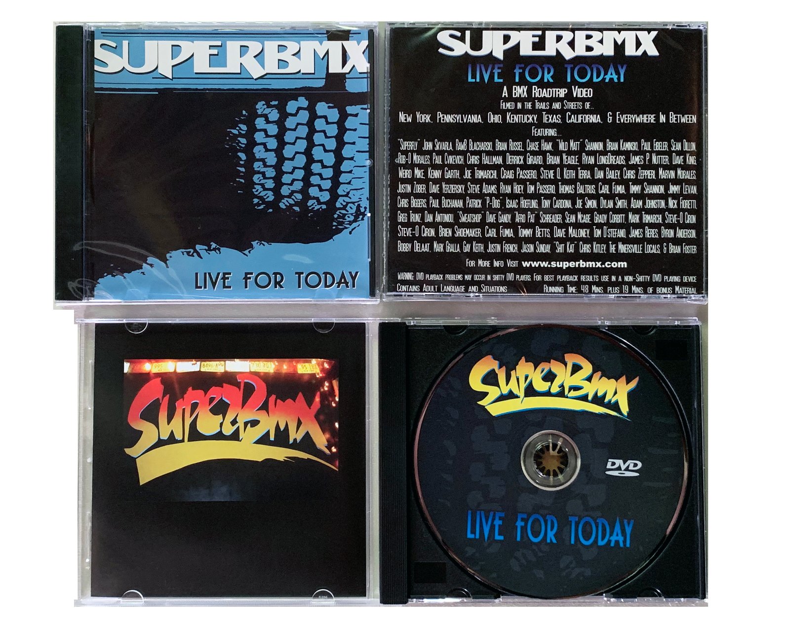 SuperBmx Live For Today DVD