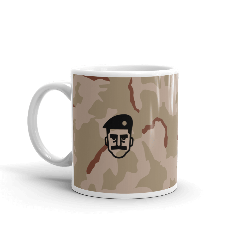Image of Saddam's Plaid Mug - 11oz 