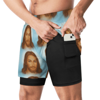 Image 3 of Christ Running Shorts